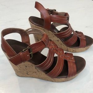 Mossimo Supply Co. Brown Wedges